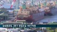 삼성중공업, 2분기 영업손실 7천77억 원…적자 확대