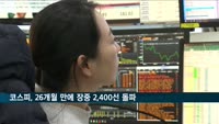 코스피, 2년 2개월 만에 장중 2천400선 돌파