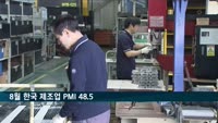 8월 한국 제조업 PMI 48.5