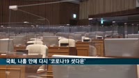 국회, 나흘 만에 다시 셧다운…정치 일정 중단