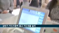 상반기 카드이용액 0.3%↓…카드대출 1.4%↑