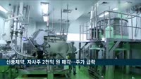 신풍제약, 자사주 2천억 원 규모 매각…주가도 급락
