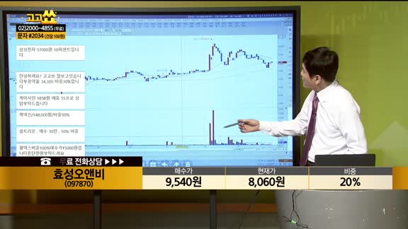 [종목상담] 효성오앤비(097870)