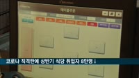 코로나 직격탄에 상반기 식당 취업자 8만명 감소