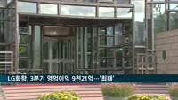 LG화학, 영업이익 9천21억 원…역대 최대 분기 실적 기록