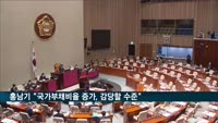 홍남기 "국가부채비율 증가, 감당할 수준"