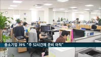 중소기업 39% "주 52시간제 준비 안 됐다"