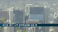 대기업 3분기 누적 잉여현금흐름 28조 원…삼성전자 1위