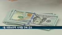 1월 외환보유액 4천427억달러…10개월 만에 감소