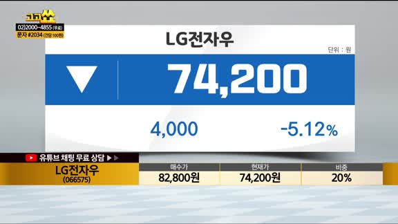 [종목상담] LG전자우(066575)