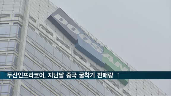 두산인프라코어, 지난달 중국 굴착기 판매량 264% 증가