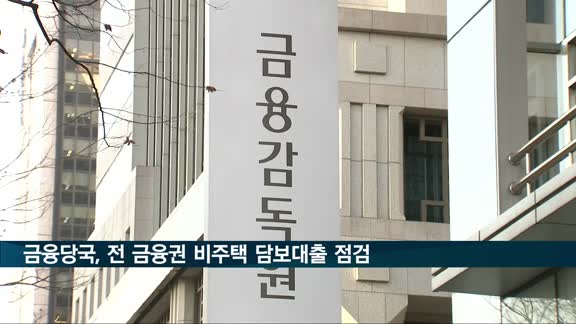 금융당국, 전 금융권 비주택 담보대출 점검