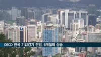 OECD 한국 기업경기 전망, 9개월째 상승
