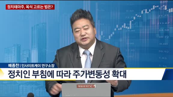 [이슈 돋보기] 정치테마주, 옥석 고르는 법은?