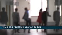 지난해 국내 대기업 부채 규모 1천500조 원 돌파
