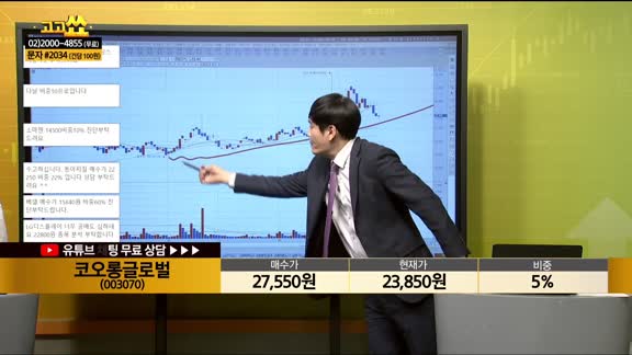 [종목상담] 코오롱글로벌(003070)