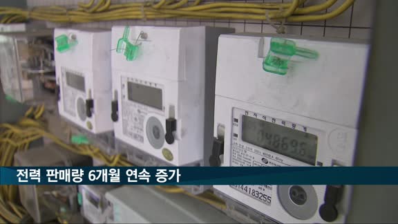 전력 판매량 6개월 연속 증가