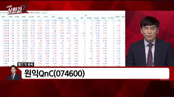 [빨간 맛 종목] 원익QnC (074600)