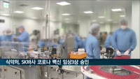 식약처, SK바사 코로나 백신 임상3상 승인