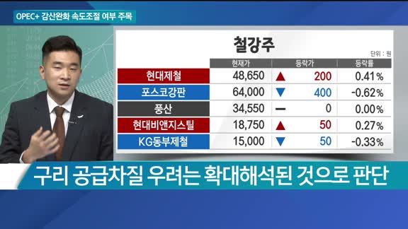 [애널리스트에게듣는다] OPEC+ 감산 완화 속도조절 여부 주목