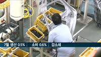 7월 생산 0.5%↓·소비 0.6%↓ 나란히 감소