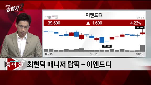 [특이점 종목] 이엔드디 (101360) 