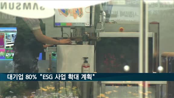 대기업 10곳 중 8곳 "ESG 사업 확대 계획"