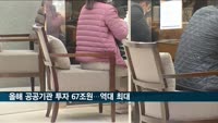 올해 공공기관 투자 67조원, 역대 최대