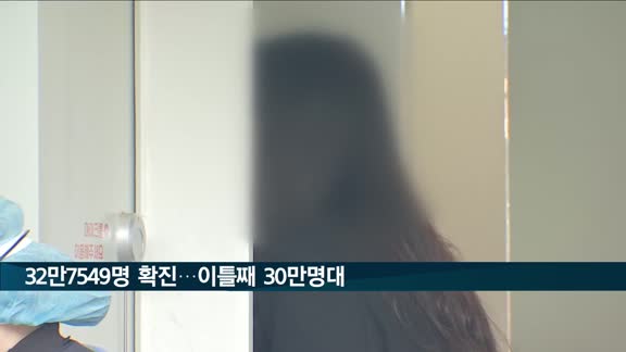 신규확진 32만7549명…이틀째 30만명대