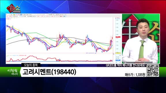 [생생한 주식쇼 생쇼] 고려시멘트 (198440)