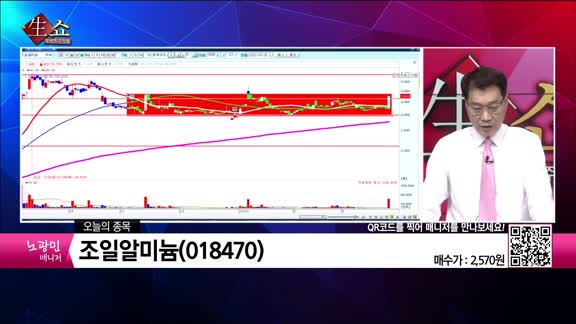 [생생한 주식쇼 생쇼] 조일알미늄 (018470) 