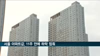 '규제완화 기대감'…서울 아파트값, 11주 만에 하락 멈춰