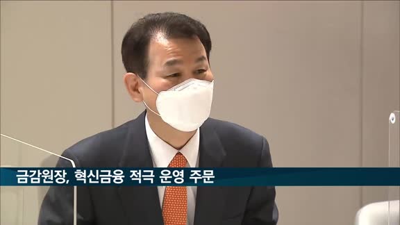 금감원장 "중소 핀테크 피해 없어야"…혁신금융 적극 운영 주문