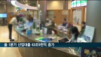올 1분기 산업대출 63조9천억 증가