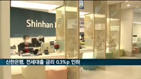 신한은행, 전세자금대출 금리 0.3%p 인하