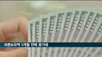 7월말 외환보유액 4천386억 달러…5개월 만에 증가