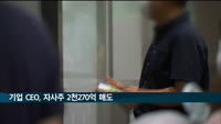 500대 기업 CEO, 올해 자사주 2천270억 원 매도