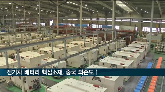 전기차 배터리 핵심소재, 중국 의존도 갈수록 심화