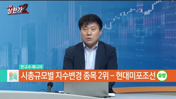 [줄 서는 종목] 시총 규모별 정기변경 관련주 TOP5