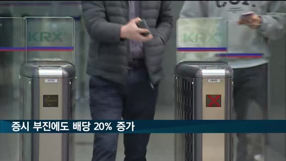 상장사 반기 보고결과, 증시 부진에도 배당 20% 증가