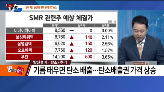 [추격매수vs저점매수] 발전설비/탄소·원전