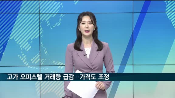 고가 오피스텔 거래량 급감…가격도 조정