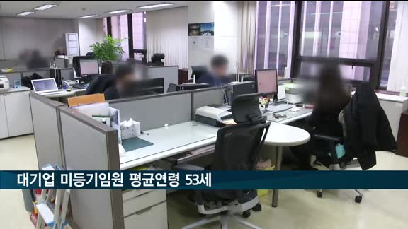 대기업 미등기임원 평균연령 53세…네이버 가장 젊어