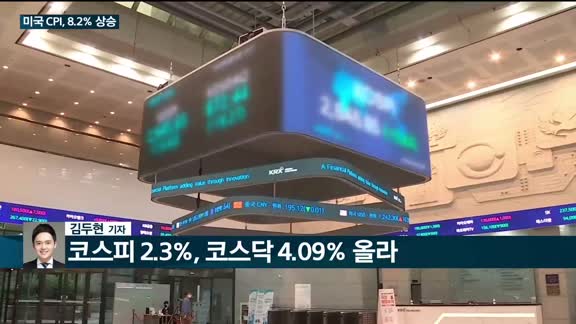 [전화연결]'또 물가 충격' 미국 9월 소비자물가 8.2% 상승