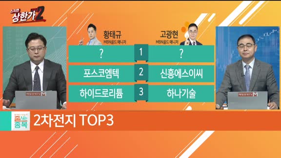 [줄 서는 종목] 좋다좋다 하는데… [2차전지]vs[조선] TOP3