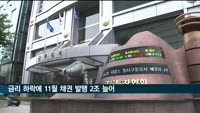 11월 채권발행 56조7천억…채권금리 하락에 2조 늘어