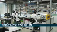 바이오산업 생산 작년 20조원 돌파…5년간 연평균 20% 성장