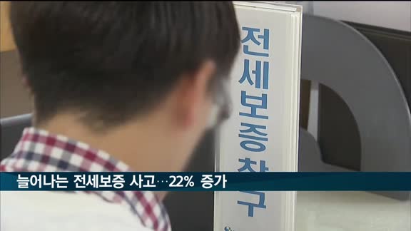 늘어나는 전세보증 사고…지난달 22% 증가