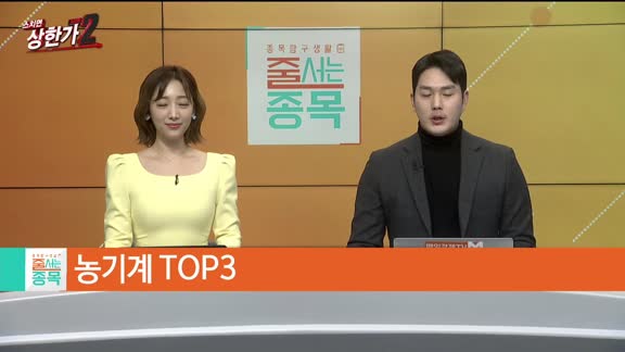 [줄 서는 종목]  어려운 시장안에서도 수익 만든다![미용기기] vs [농기계] TOP3