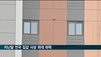 지난해 전국 집값 사상 최대 하락